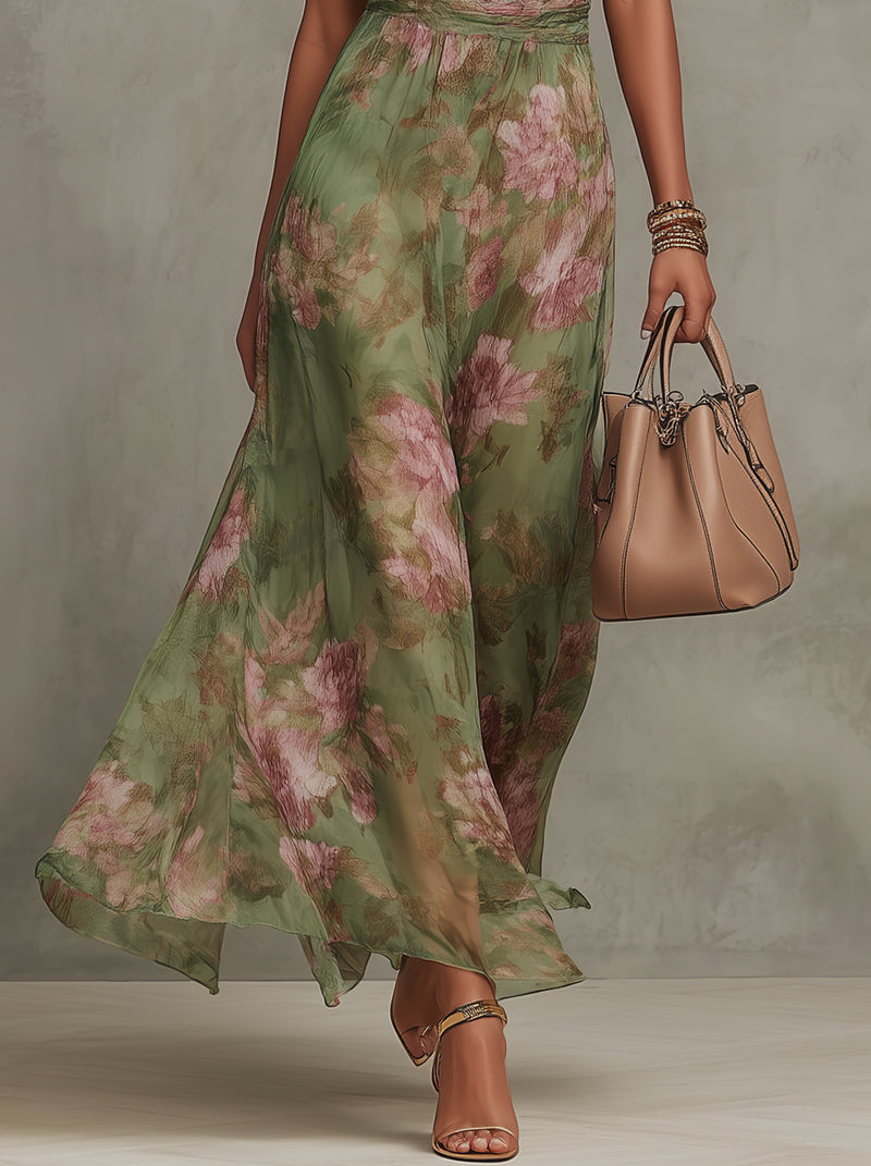 Chloe Elegant Floral Summer Dress