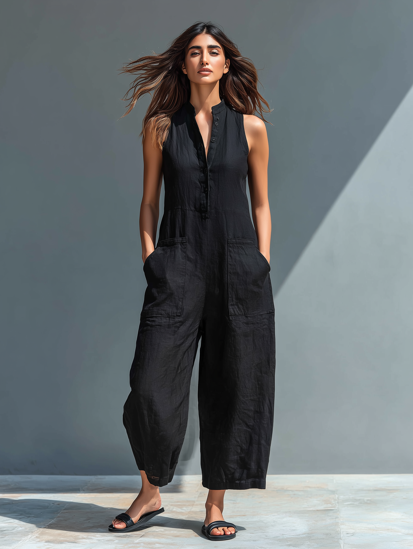 Amara Elegant Sleeveless Jumpsuit