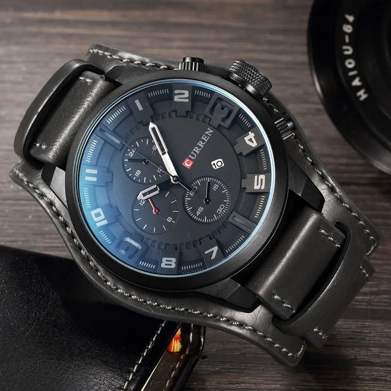 Legacy Leather Chrono Watch
