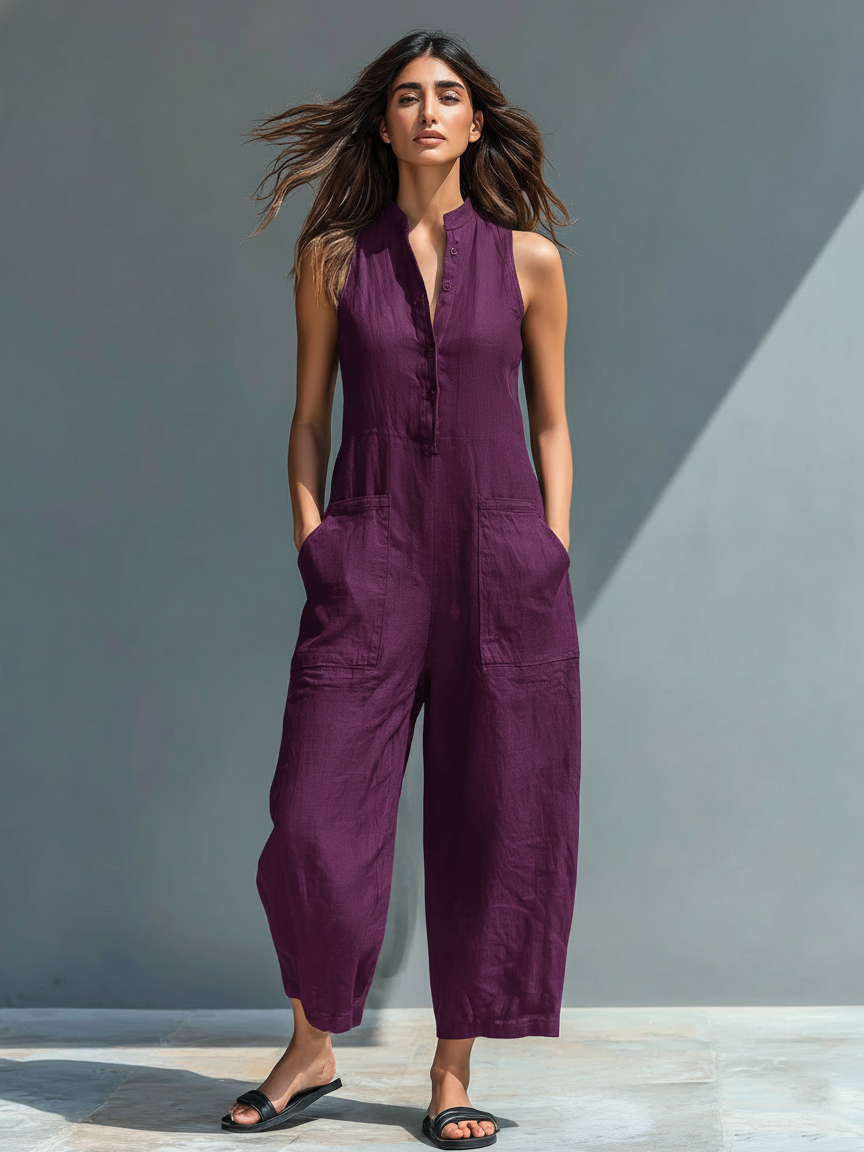 Amara Elegant Sleeveless Jumpsuit