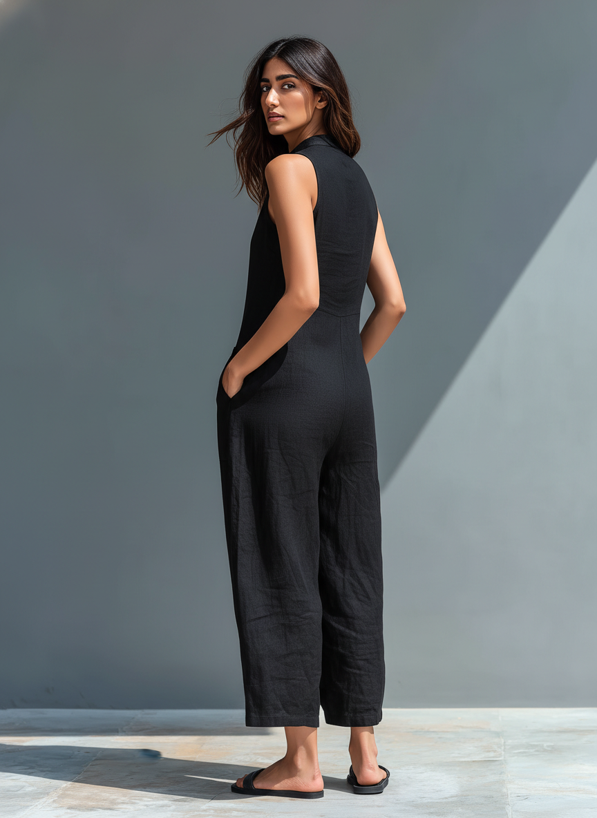 Amara Elegant Sleeveless Jumpsuit