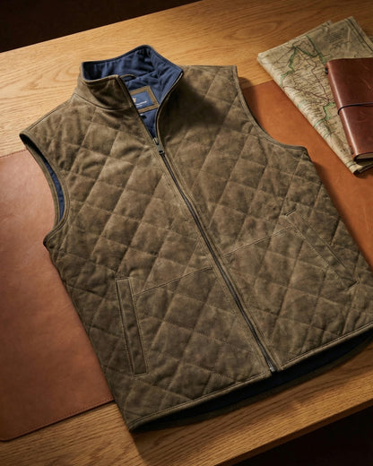 Italian Suede Vest