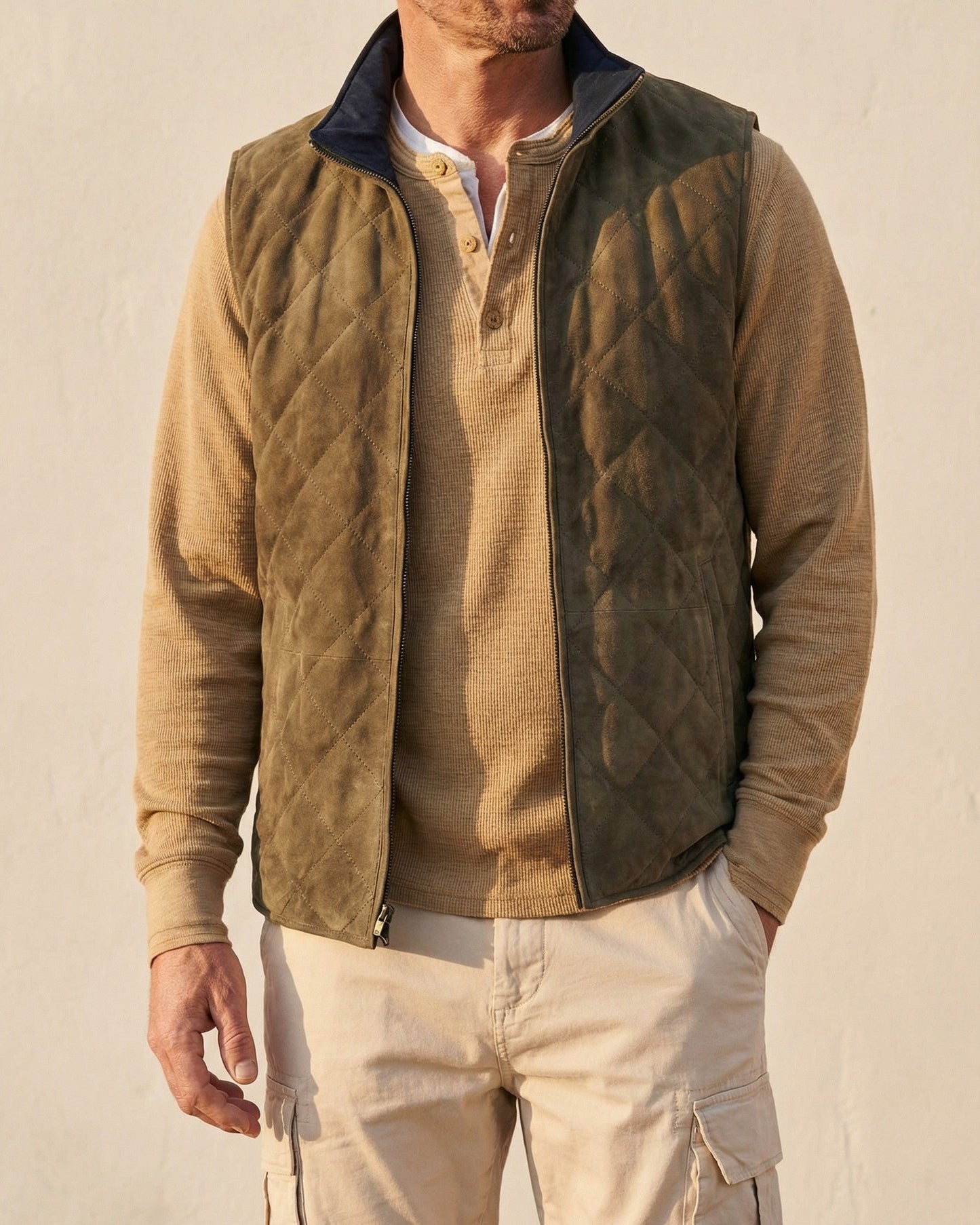 Italian Suede Vest