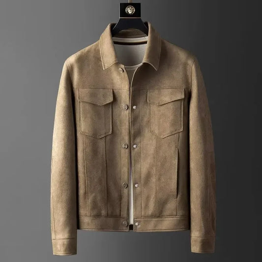 THEODORE MARCUS LEATHER BOMBER