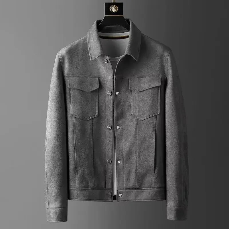 THEODORE MARCUS LEATHER BOMBER