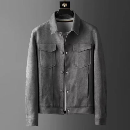 THEODORE MARCUS LEATHER BOMBER