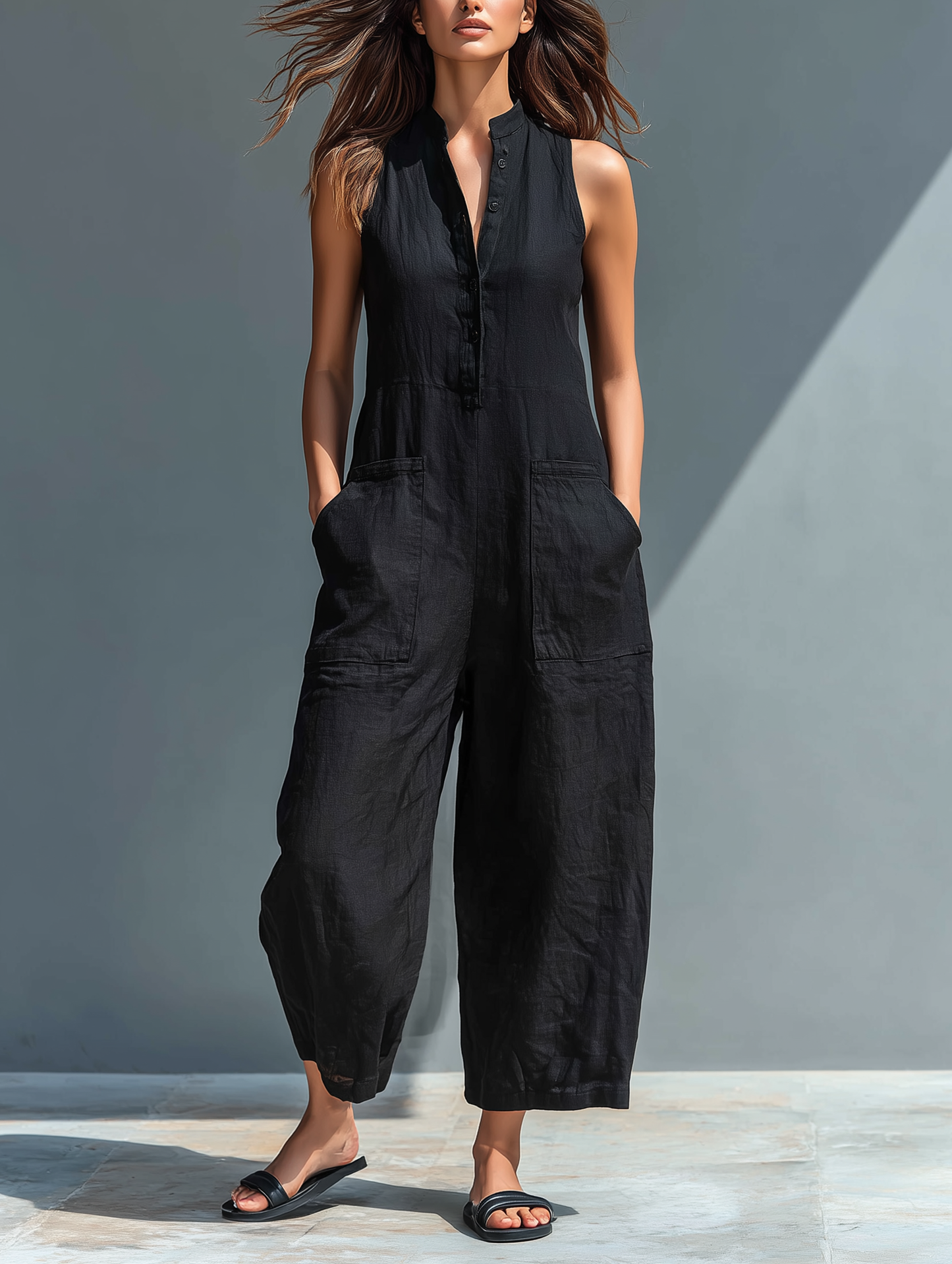 Amara Elegant Sleeveless Jumpsuit
