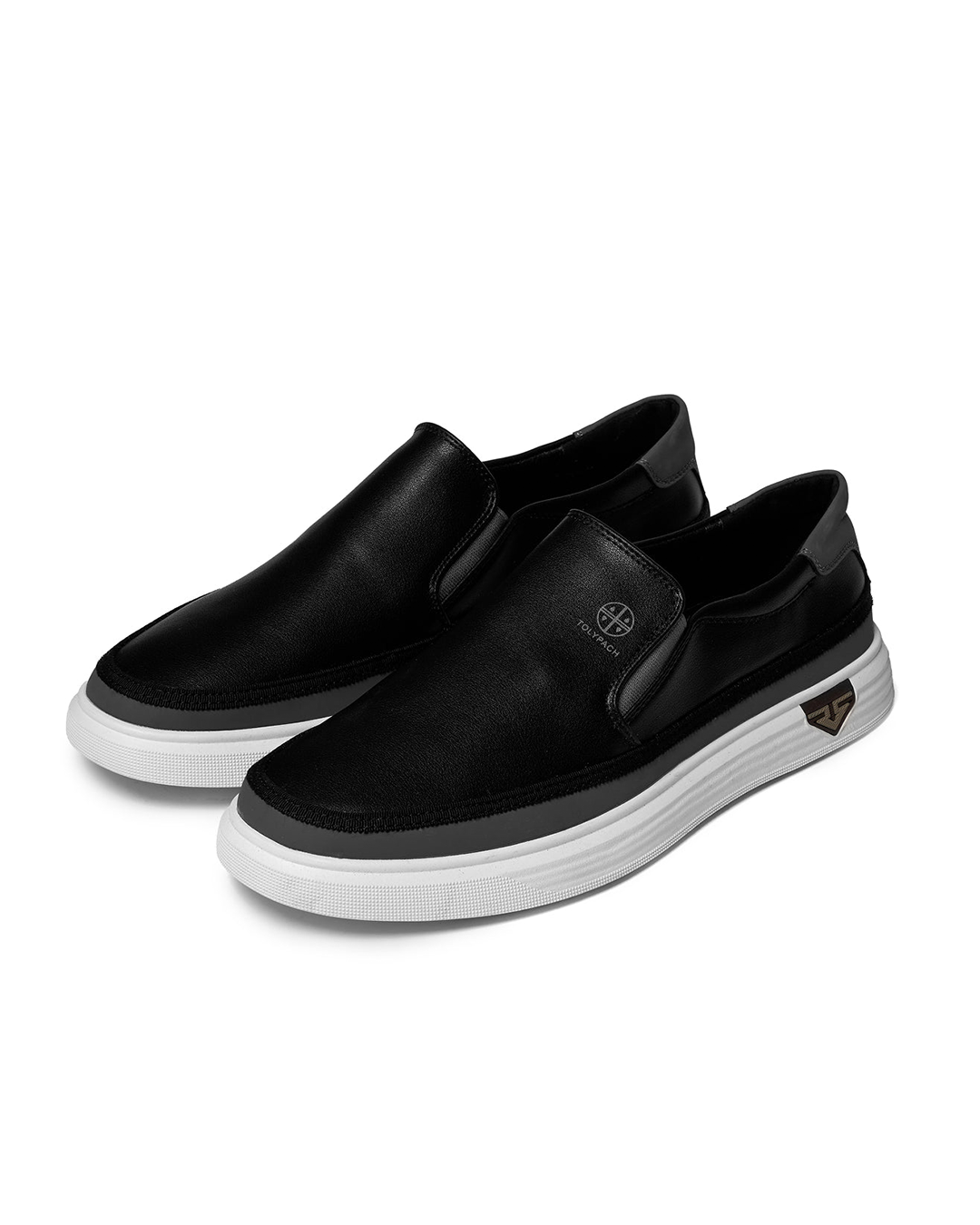 Signature Leather Slip-On Shoes
